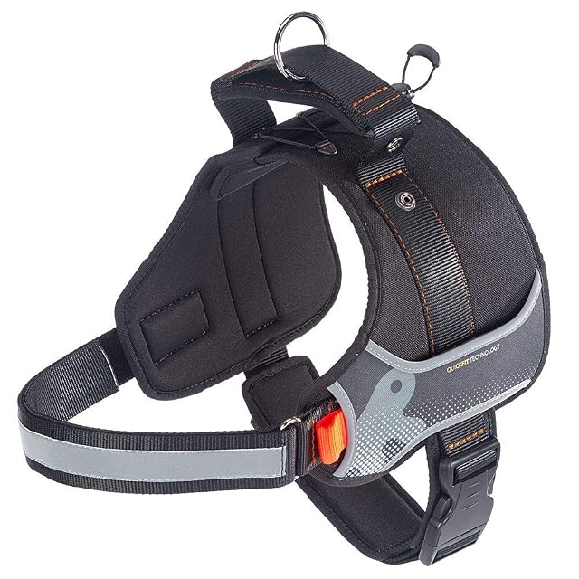 Ferplast Arnés para Perros Hercules Extra Large, Acolchado, Resistente, Anti-rasguños, Visible en la Oscuridad
