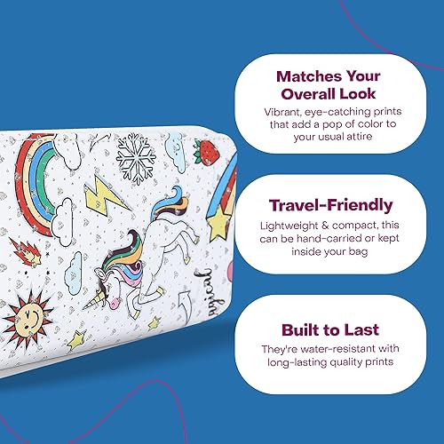 Miniatura 6 de Rave Envy Lindas carteras de moda para mujer carteras pequeñas de moda para mujer Purpurina - Unicornio - Mágico Cartera grande