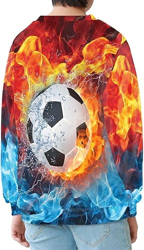 Miniatura 3 de Sudadera para adolescentes para niños y niñas, jóvenes y niños, sudadera deportiva para estudiantes de escuela primaria