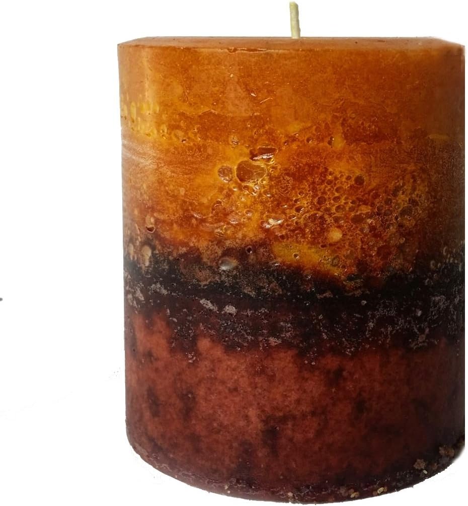 Badan Frankincense & Myrrh Scented Pillar Candle (4"x6.5" Round)