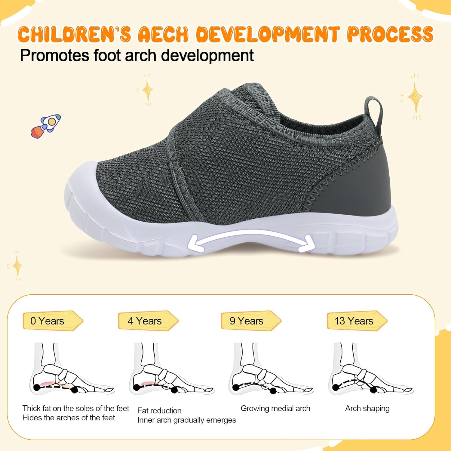 FEETCITY Toddler Shoes Boys Girls Toddler Slip On Sneakers Kids Tennis Shoes Sports Shoes Walking Shoe - Image 5