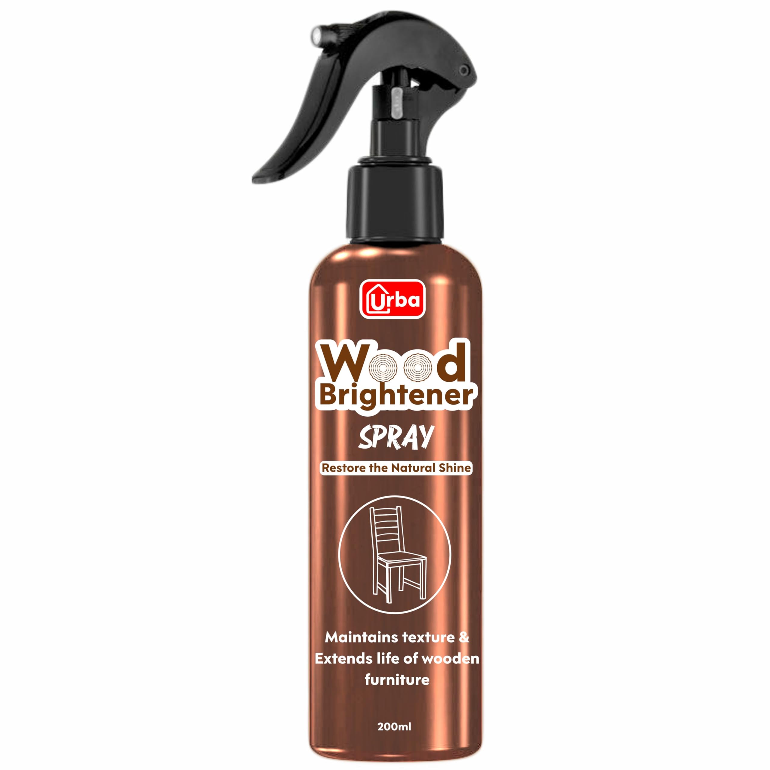 Urba Wood Polish 200 ml Shiner For Furniture I Wood Maintainer Spray for Clean, Shiny and Smooth Surface| Easy Use Spray & Buff - 200 ml (B0D3KZMJ8W) Amazon Price History, Amazon Price Tracker