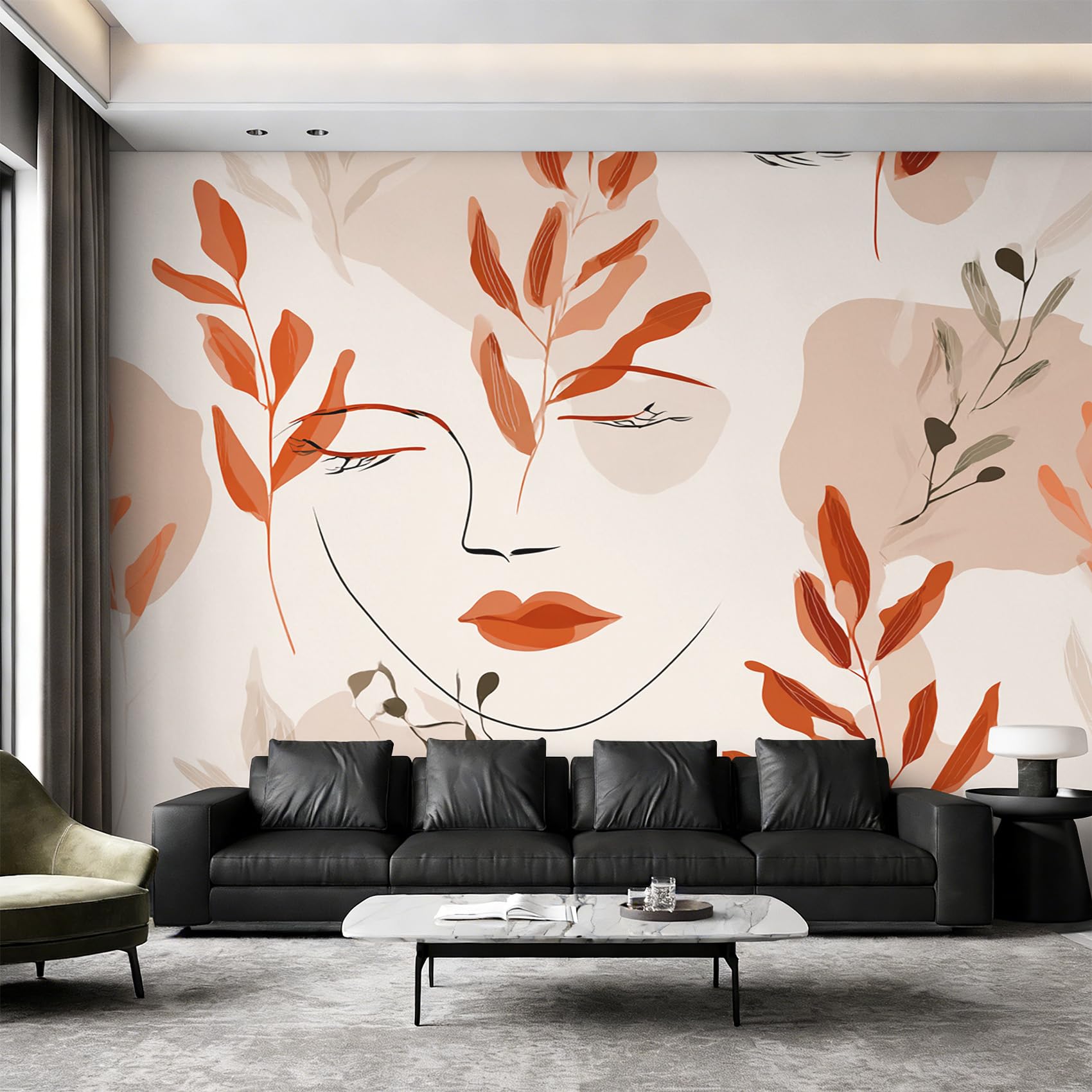 Papier peint intissé de qualité supérieure avec fresque murale géante 500x350 cm