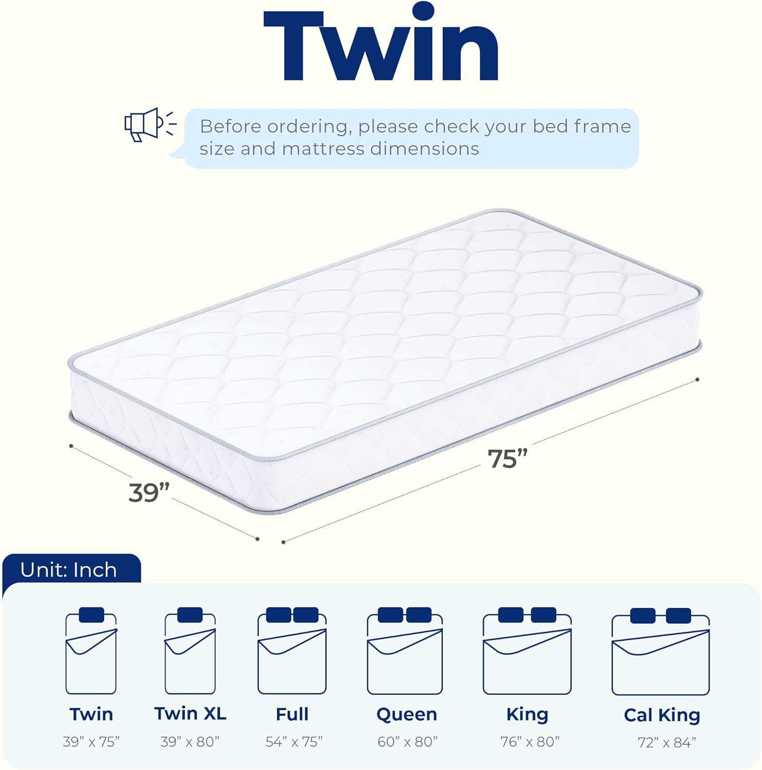 Neo Sleep Twin Size Mattress, 8 Inch Hybrid Comfort & Supportive Mattress in a Box, Cooling Gel Memory Foam and Spring with Pressure Relief, CertiPUR-US Certified White Twin 8" - Hybrid
