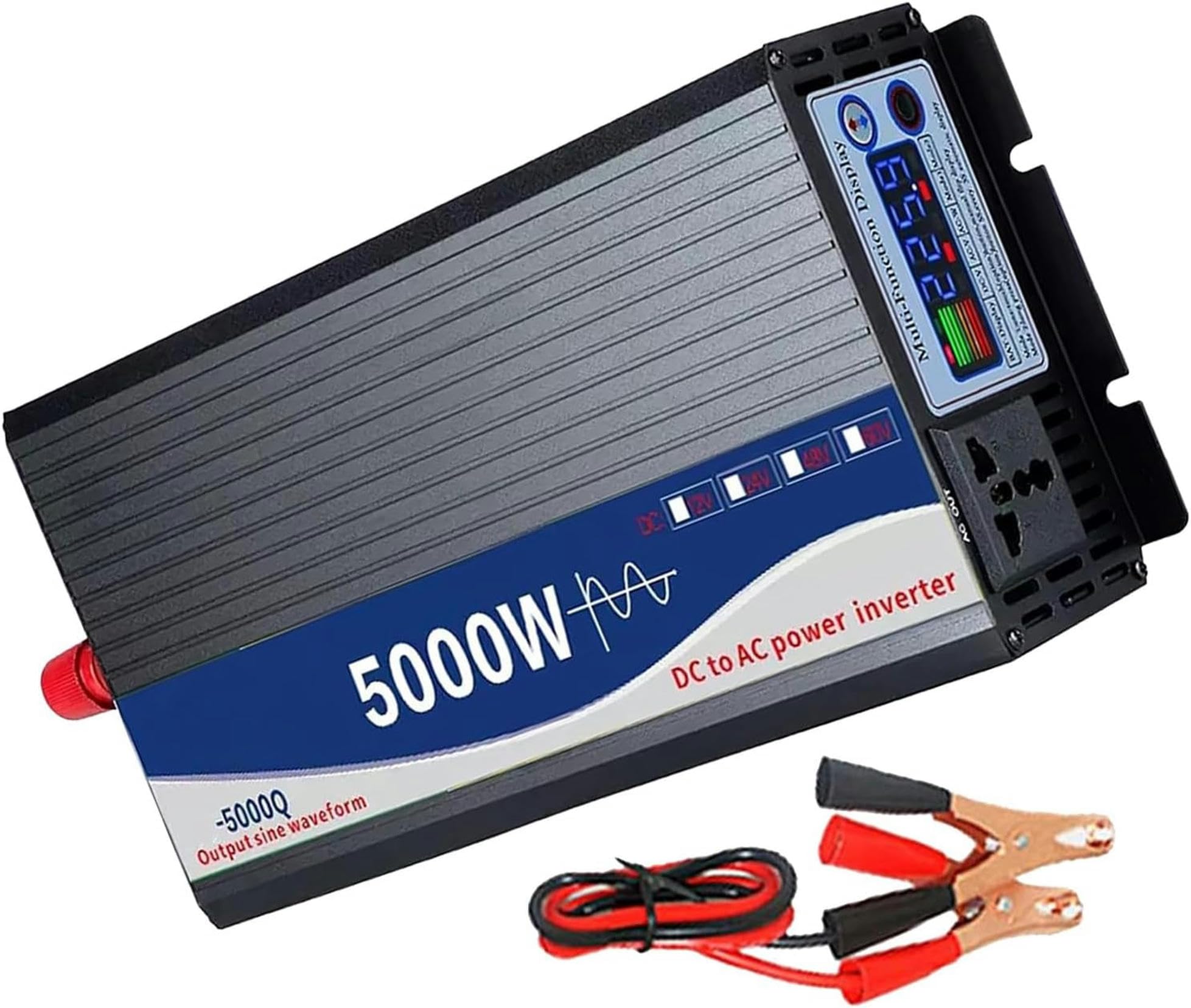 Onduleur de voiture pure sine wave 5000W DC AC convertisseur de secours