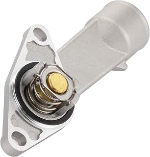Car Thermostat 93275736 Engine Coolant Thermostat Housing Assembly for Gm 1 6L Gas Lp Silver