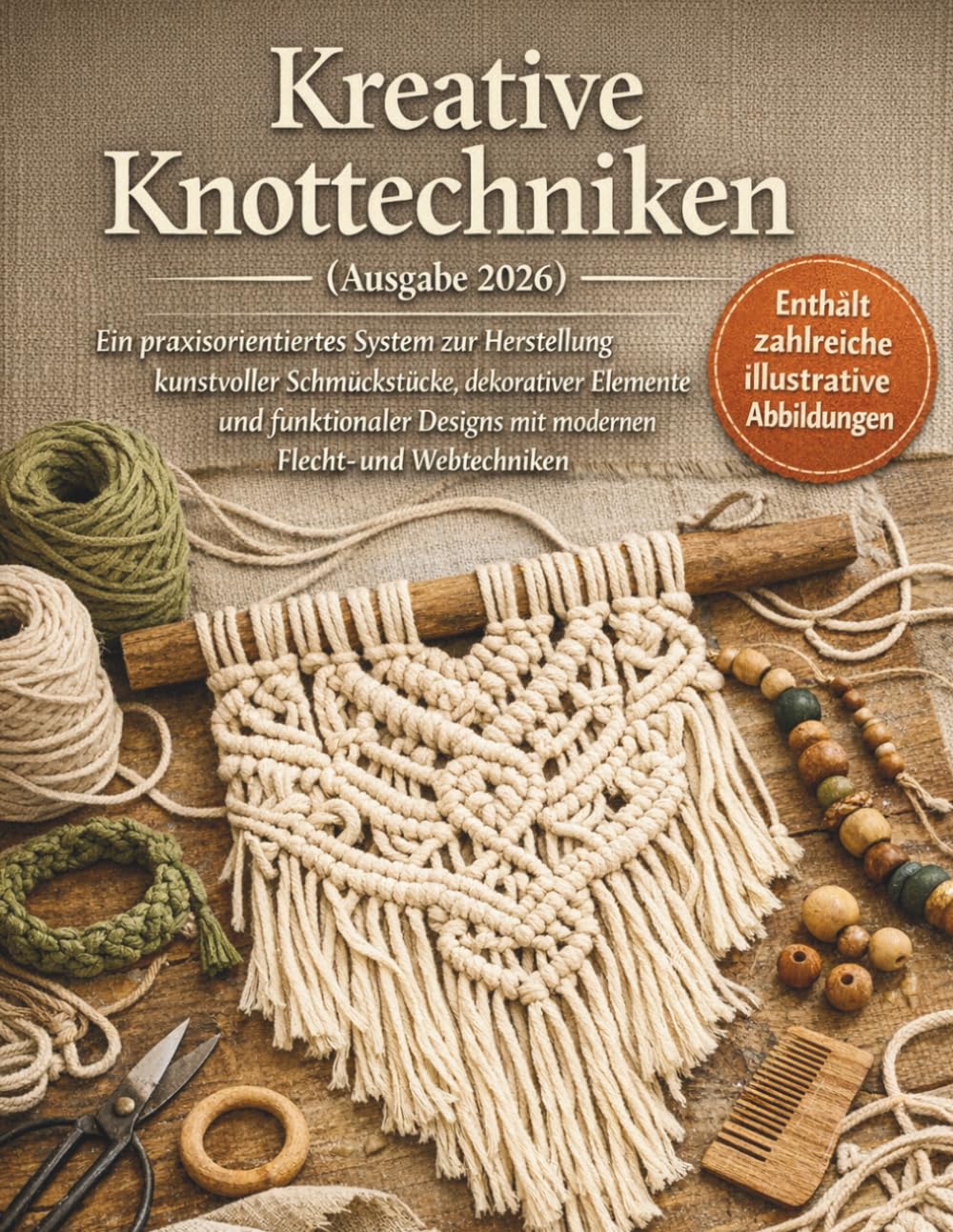 Kreative Knotentechniken (Ausgabe 2026): Ein praktisches System zur Herstellung von kunstvollem Schmuck, dekorativen Stücken und funktionalen Mustern mit modernen Webmethoden (German Edition)