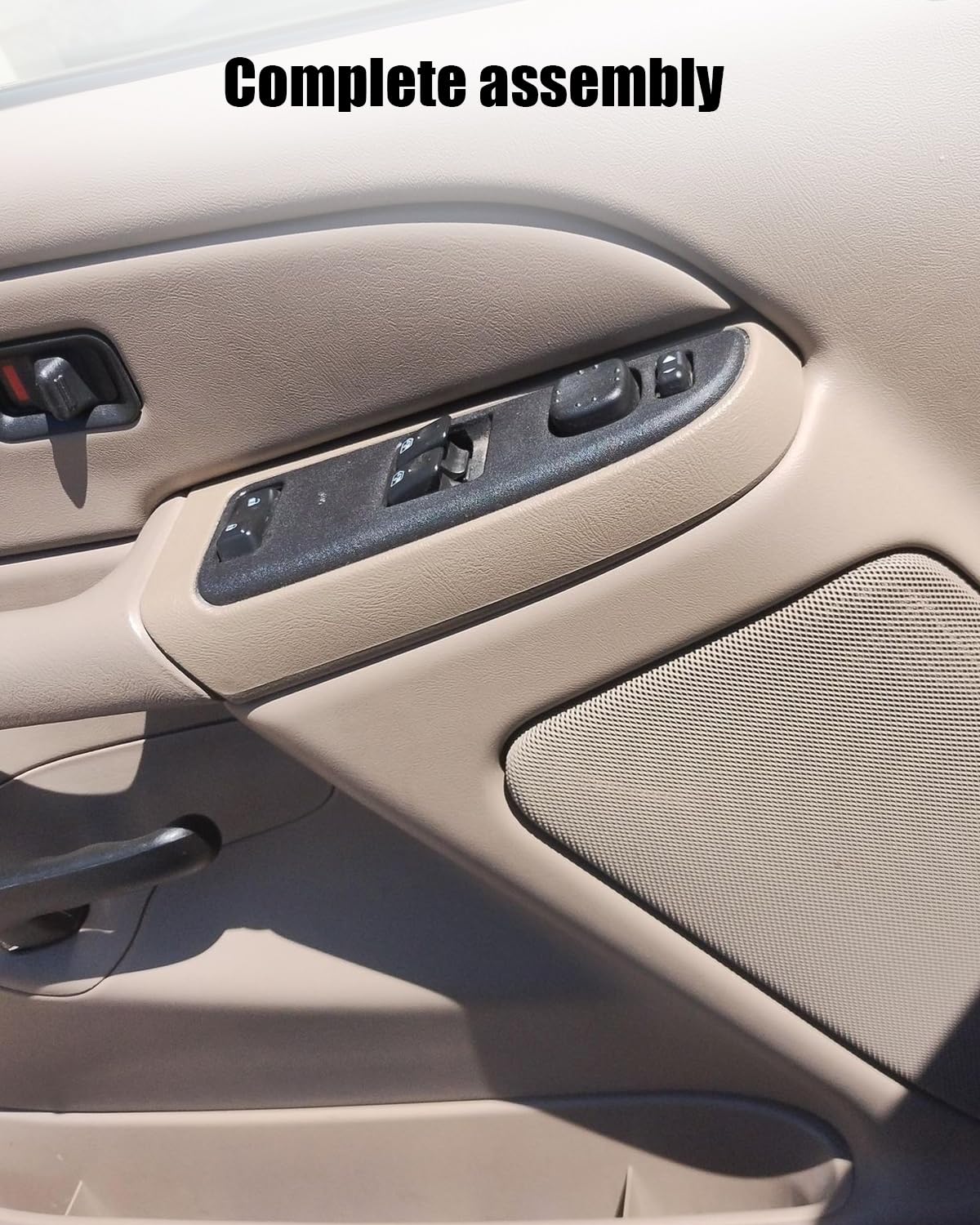 15883318 Master Power Window Switch w/Bezel Front Driver Side Fit for Chevy Silverado 1500/2500/3500 & GMC Sierra 1500/2500/3500 2003-2007, Replace 920-023 DWS-226 10398563 15112970 15202849, Brown