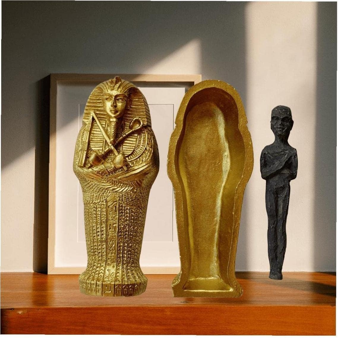 Amazon.co.jp: 古代エジプト エジプトの棺 ミイラの置物 樹脂 クラフト