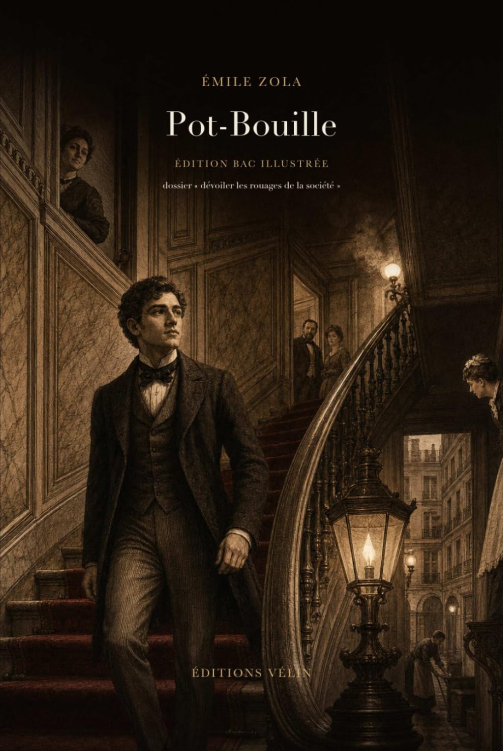 Pot-Bouille (édition Bac illustrée): Texte intégral, dossier pédagogique et 24 illustrations pour préparer le bac de français : parcours « dévoiler les rouages de la société »