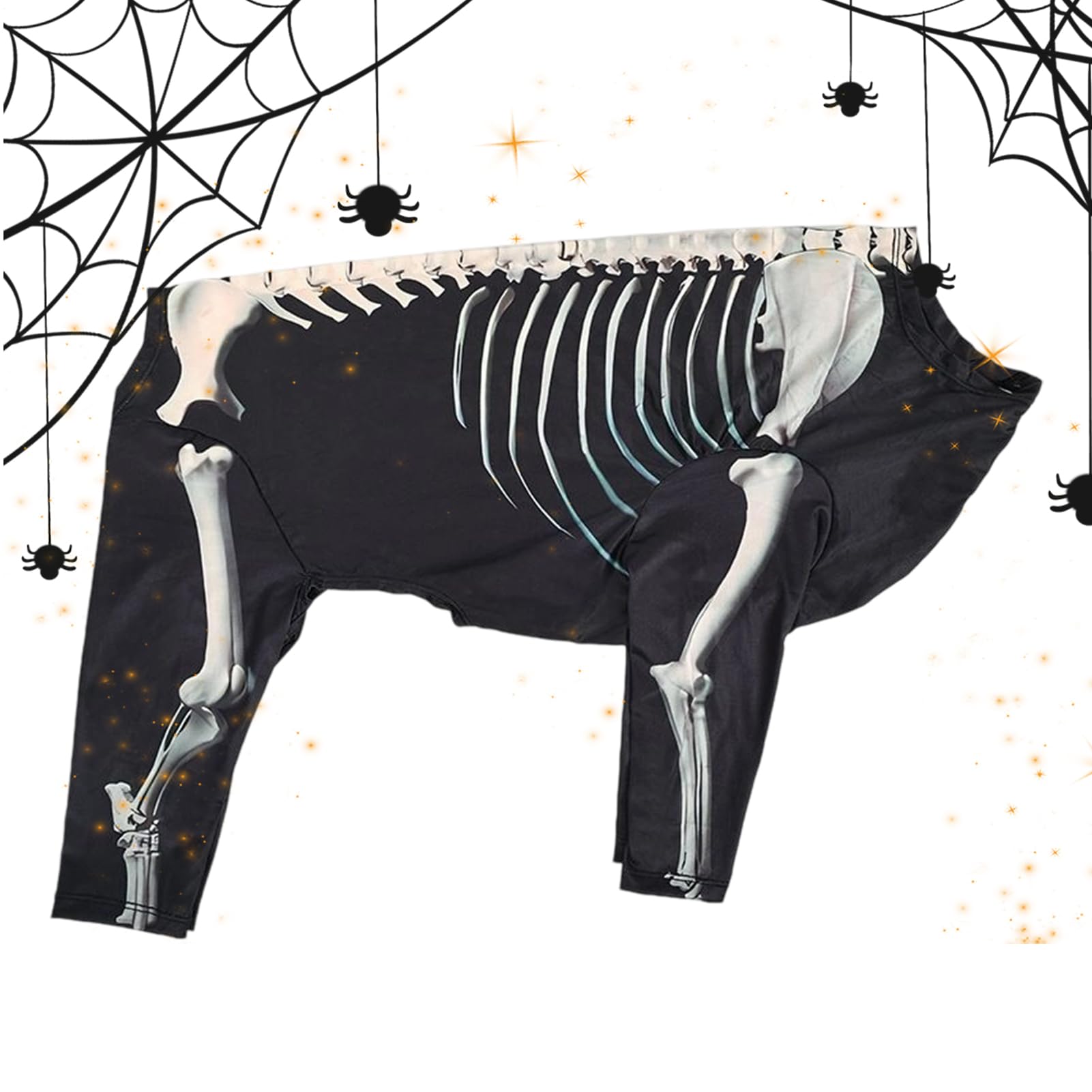 Patifirst Costumes for Dogs | Dog Skeleton Apparel,Puppy Bodysuit Pet Halloween Clothes for Holiday Photo Celebrations Travel Gathering Daily Home Outdoor Friends
