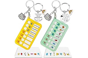 Mini Portable Memo List Board Keychain (Daily Schedule Task Board)
