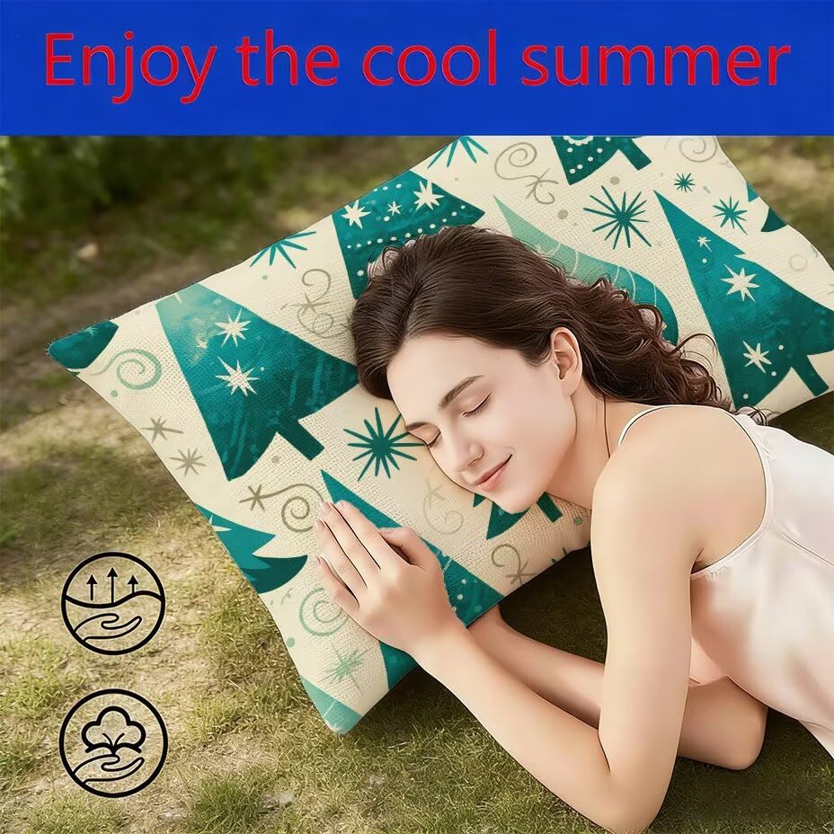 Coussin extérieur imperméable 50x70 lot de 2 housses de jardin vert arbre résistant UV - 4