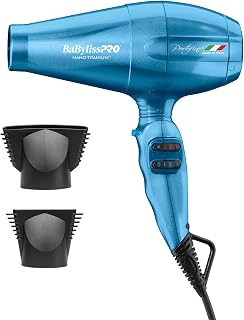 BaBylissPRO Nano Titanium Italian Portofino Hair Dryer - Professional 2000 Watt Blow Dryer