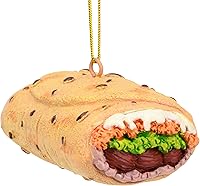 Vista 7 de Tree Buddees Burrito envuelto en papel de aluminio adorno navideño