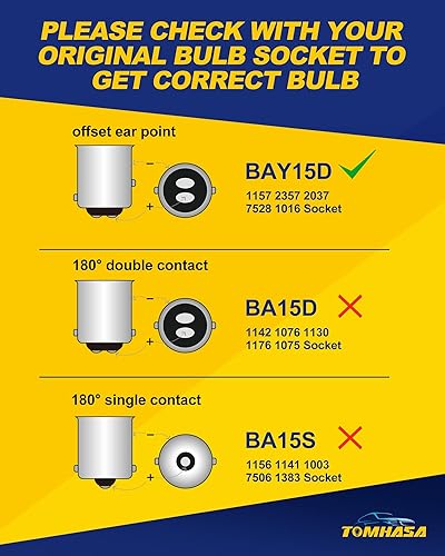 Miniatura 10 de Bombillas LED 7440 7443 para luz de marcha atrás de respaldo, 6000 K blanco brillante 7441 7444 T20 W21W bombillas LED de repuesto para luces de