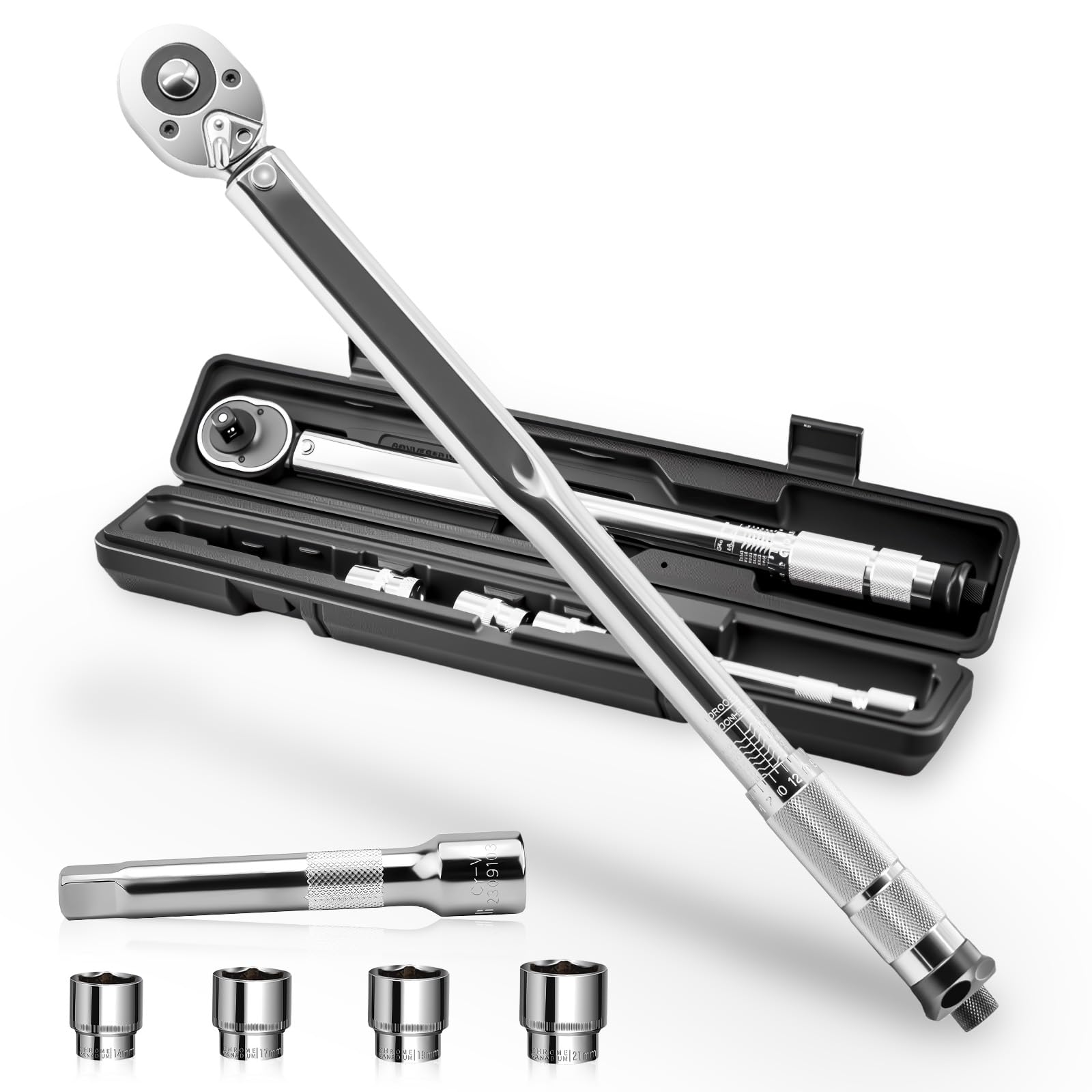 Amazon | トルクレンチ 車 タイヤ交換28-210N・m 高精度±4% (1/2インチ