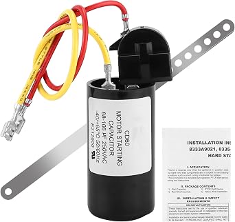 8333A9021 Air Conditioner Capacitor Replacement for Cole-Man Hard Start Kit 8333A9021 PKG 8335-9021 9333-9021 105620-10-70 RV AC Capacitor Start The AC Smoothly by Fetechmate