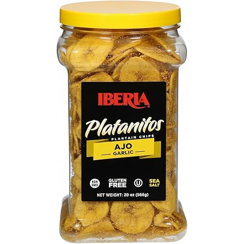 Iberia Garlic Plantain Chips, 20 Oz.