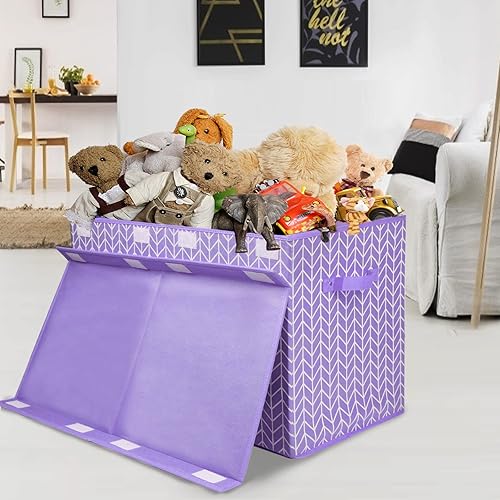 Miniatura 3 de Mayniu Organizador de almacenamiento de juguetes, caja de juguetes extra grande, cajas de almacenamiento de contenedores