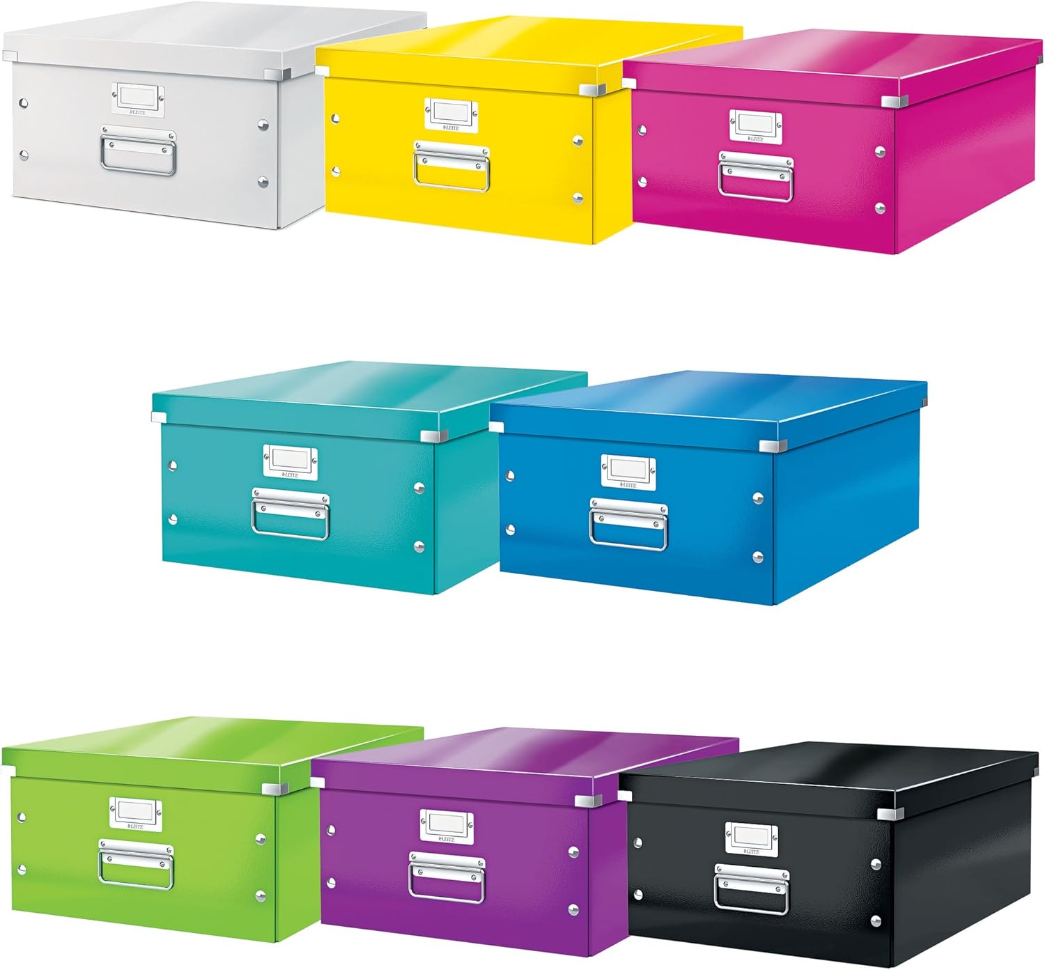 Leitz A3 Storage Box, Click and Store Range 60450016 - Large, Yellow