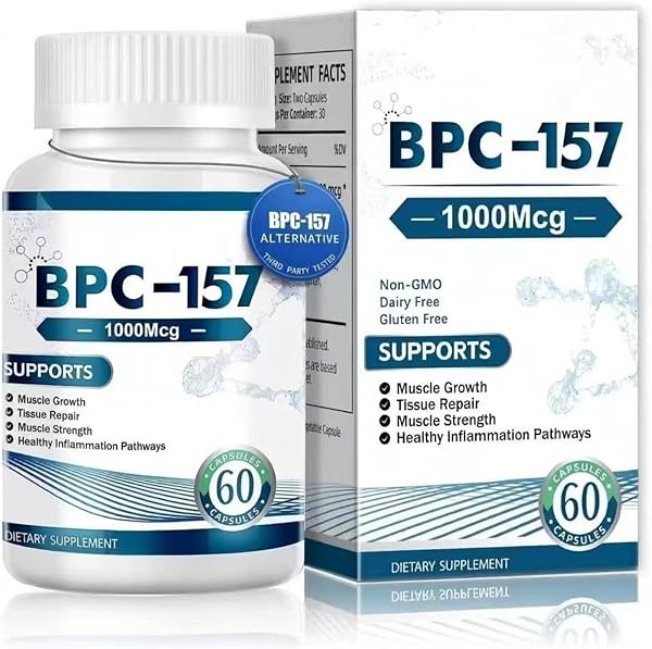 BPC 157 Peptide Capsules 1000mcg – BPC 157 Peptides Supplement, Non-GMO & Gluten Free, BPC 157 Peptide Canada, 60 Capsules