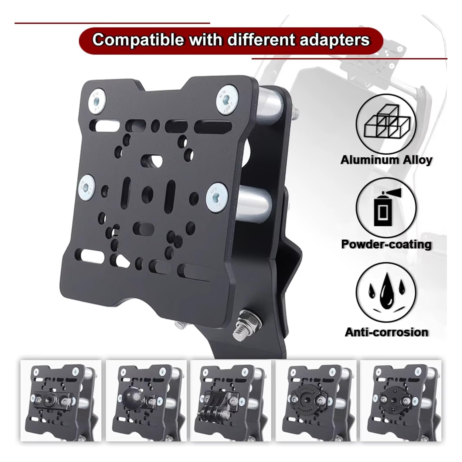 Per Yamaha Per TENERE 700 2023-2024 Per World Raid Staffa Di Supporto Del Telefono Moto GPS Montaggio Piastra Navigazione staffa gps moto