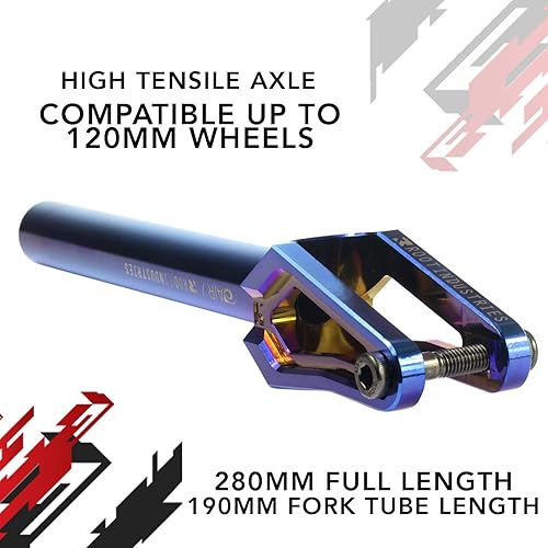 Miniatura 4 de ROOT INDUSTRIES HICSCS e IHC AIR Fork - Horquilla para scooter profesional - Horquillas para ruedas de scooter de 100 a 4.724 in - Se adapta a la