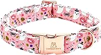 Vista 17 de Lionheart glory Collar de perro floral de alta calidad, collar de primavera para perro, ajustable, resistente, para perros pequeños