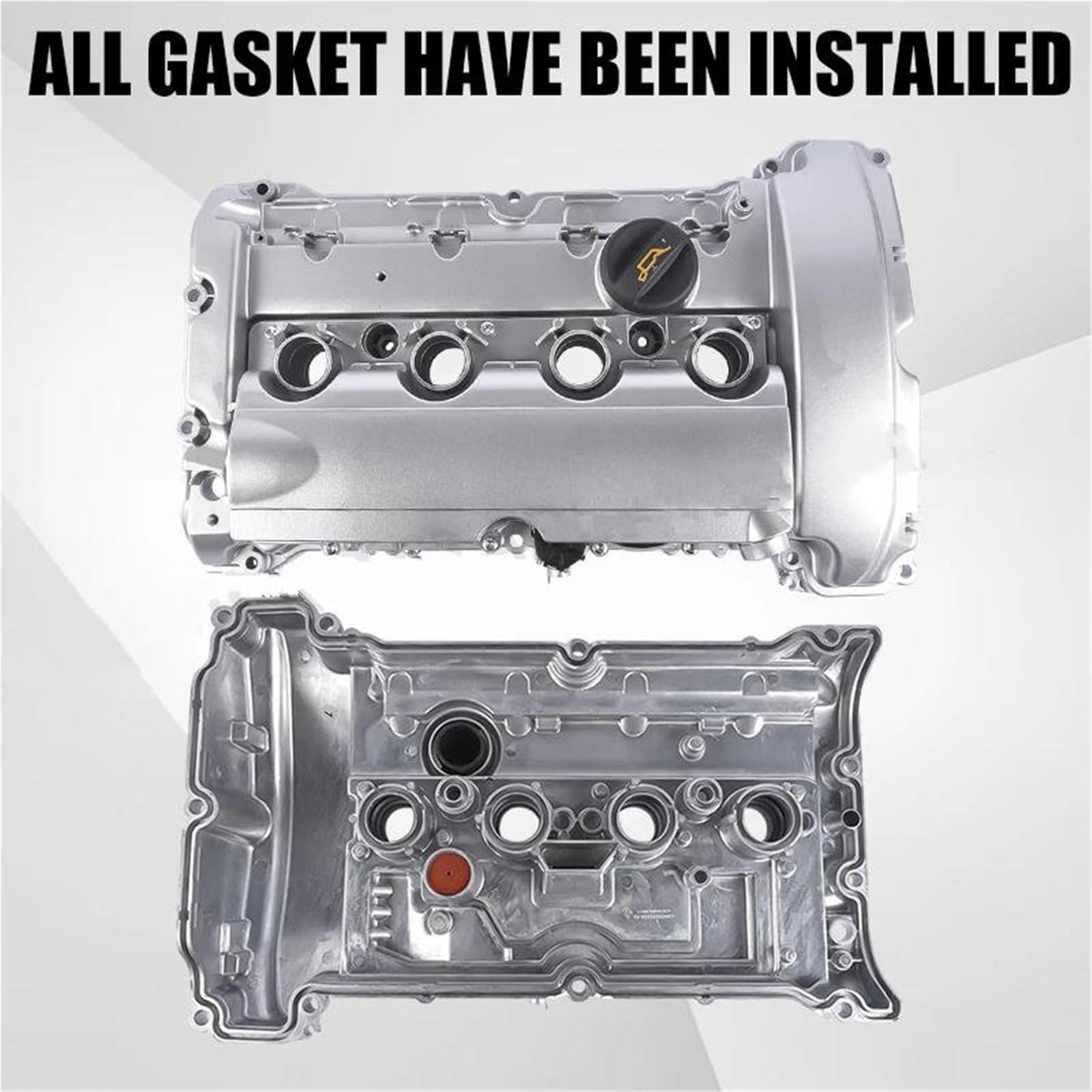 Coperchio valvola auto Coperchio Valvola Motore In Alluminio Con Guarnizione 11127561714 Per BMW Per MINI Per R55 R56 R57 R58 R59 N14 1.6T 11127585907 11127572854 Punterie Valvola Motore