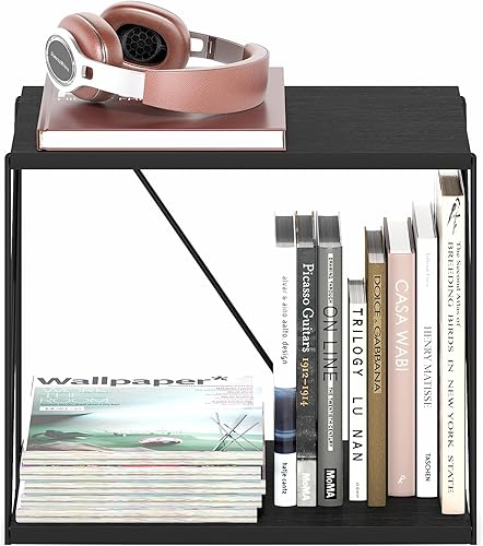 Miniatura 65 de Furinno Camnus Modern Living - Mesa auxiliar, color nogal Columbia Nuez Columbia,gris roble francés,Americano,Walnut Cove,Mármol Blanco,Roble,Blanco