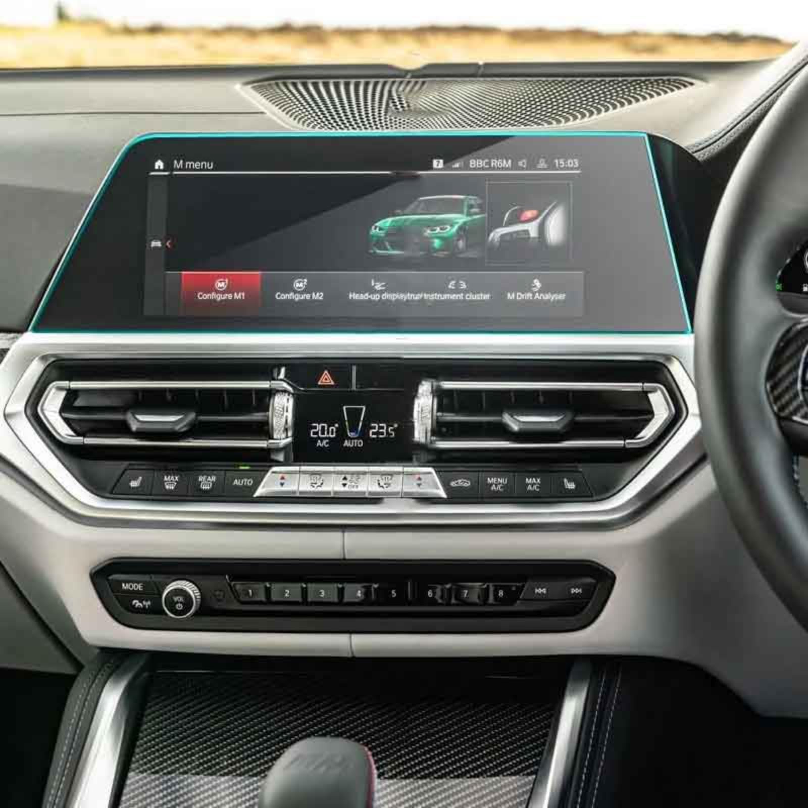Nawigacja samochodowa Szkło hartowane Ekran LCD Folia ochronna Naklejka Osłona Dla BMW G20 G21 serii 3 2020 2021