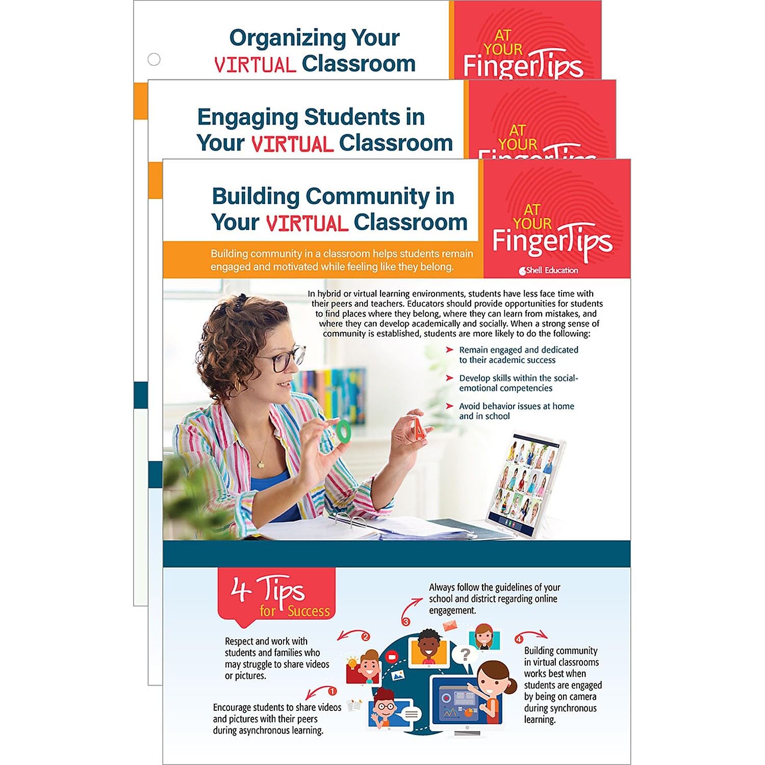 At Your Fingertips Virtual Classroom Basics Set (Quick Reference Guide for Teachers)