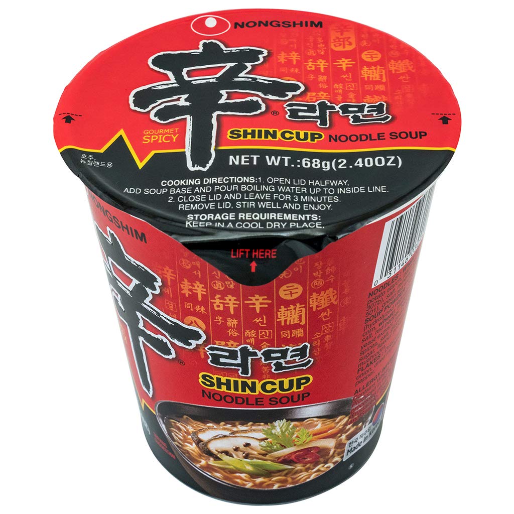 Nong Shim Shin Ramyun Cup 68g (Individual Sale) MS
