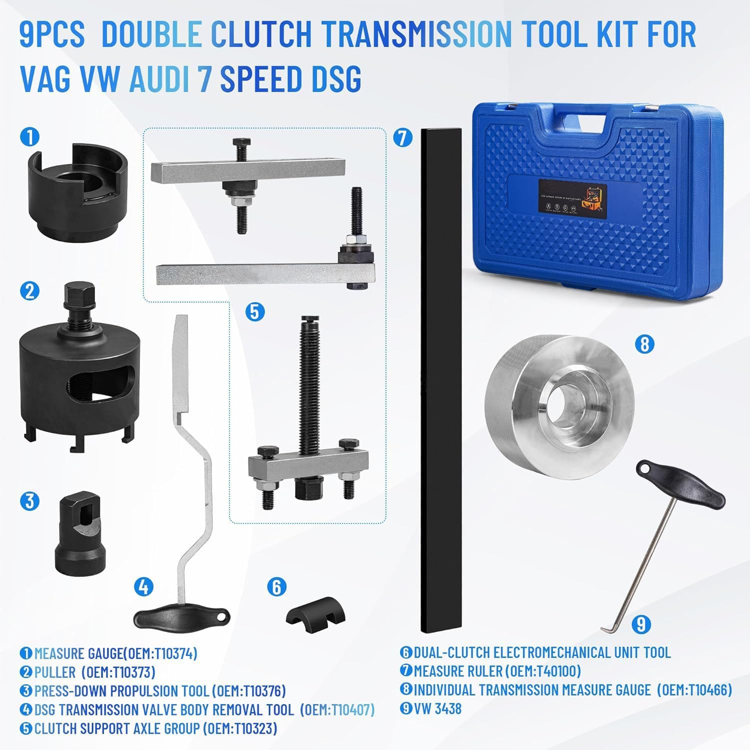 THIKPO Dual Clutch Transmission Tool For VAG VW DSG 7 Speed T10373