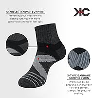 Vista 3 de Arch Support Socks - Light Compression Cushioned 4-Pack for Men & Women