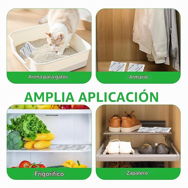 Foto 6 de 7 de 50 Bolsas de Carbón Activo, Absorben Olores, 10 G por Paquete, Adecuadas para Uso Doméstico