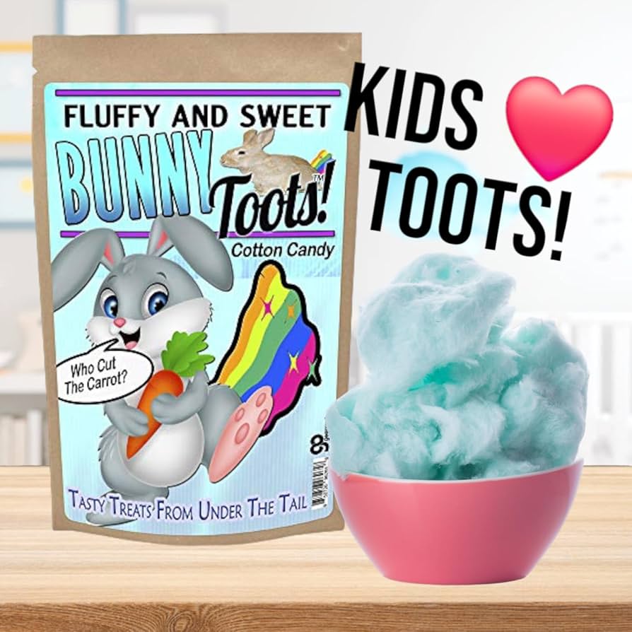 Rabbit♡　1005 Bunny Toots Cotton Candy - Cotton Candy Gag Gifts - Funny