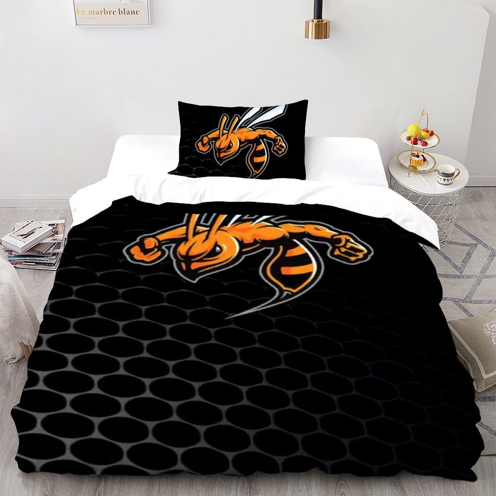 Housse de Couette Animaux Imprimé 3D Flying pour Chambre d'Enfants Thème Nature