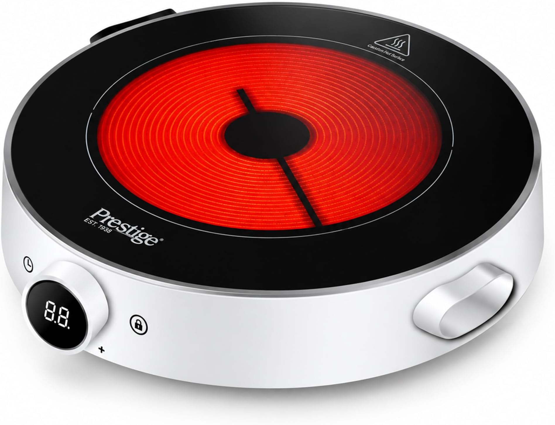 Prestige Infrared Cooker 2000W | Touch and Knob control Induction Cooker with Over Heat Protection | Induction Cook Top PR81537