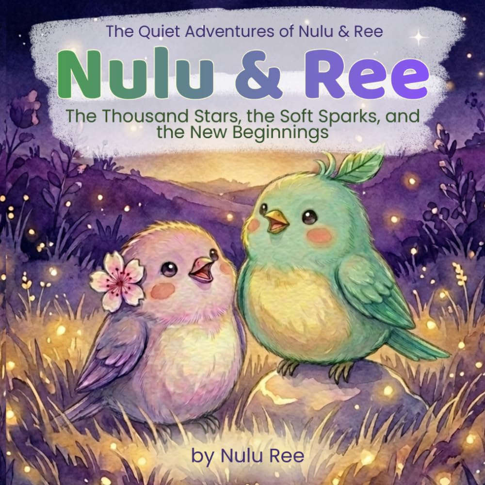 Nulu & Ree: The Thousand Stars, the Soft Sparks, and the New Beginnings: Three Soft Night‑to‑Morning Adventures (The Quiet Adventures of Nulu & Ree the Birds)
