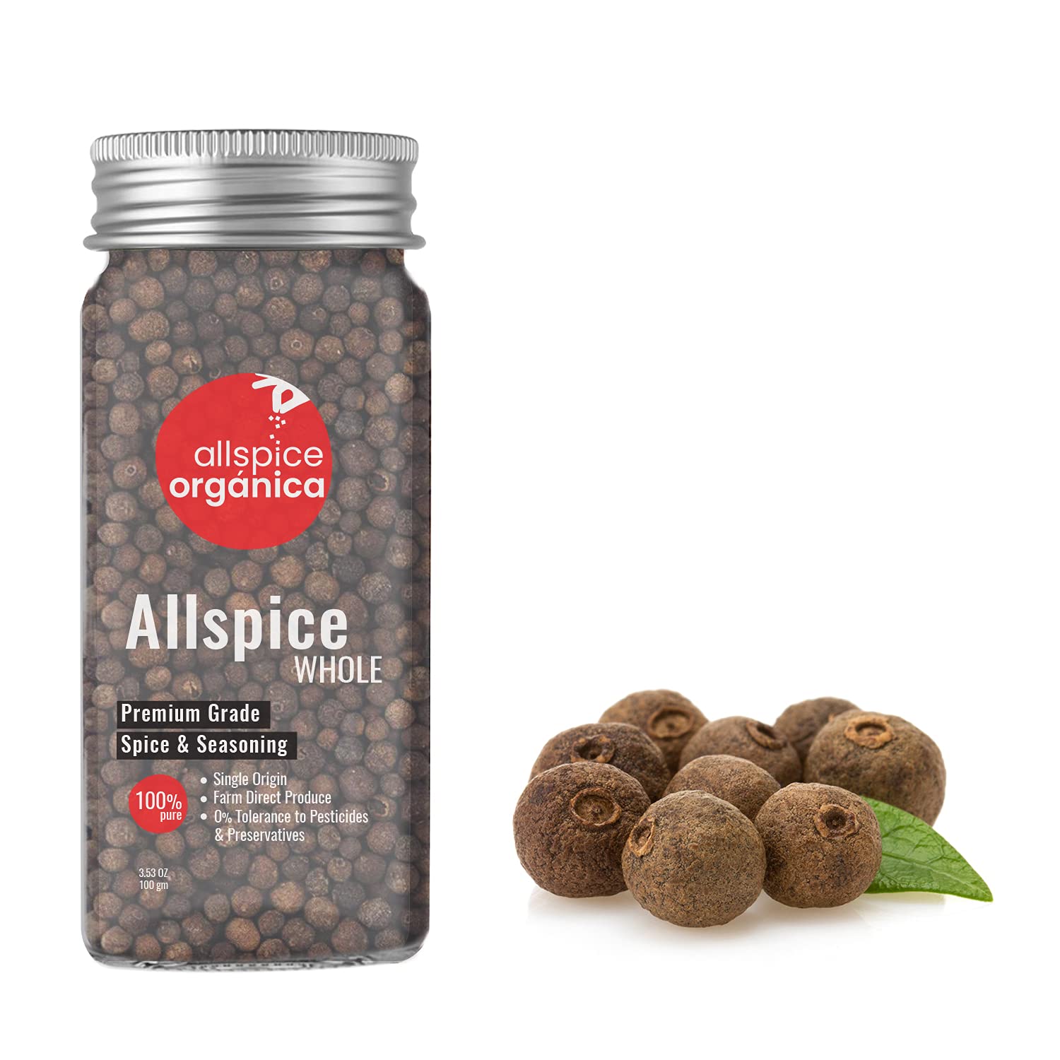 allspice organica - Dry Allspice Whole/Jamaica pepper- 100 gm (B09963SZ7W) Amazon Price History, Amazon Price Tracker