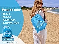 Vista 5 de AlphaBeing Tumbona inflable, sofá inflable portátil de malla, hamaca de aire hueca, silla de aire antifugas para acampar al aire libre, playa, viajes