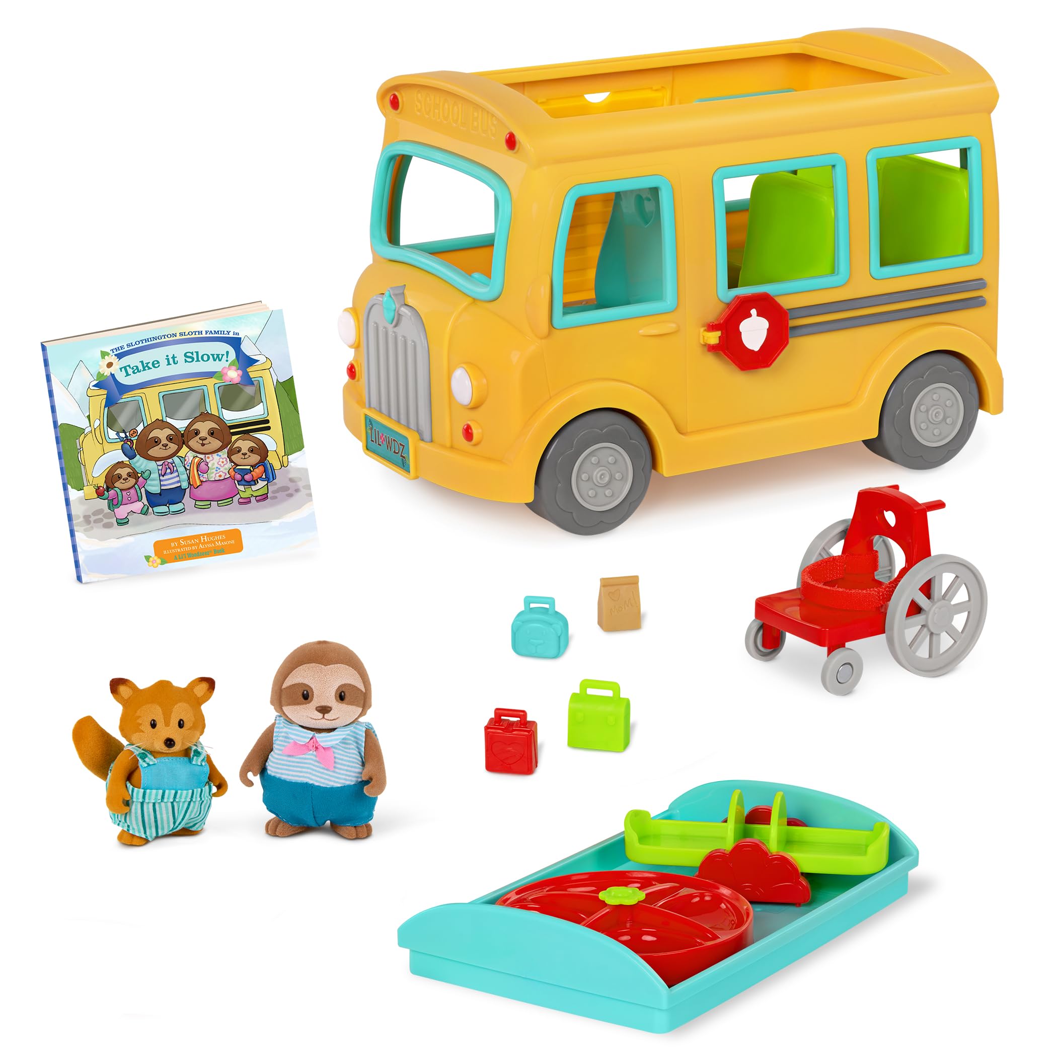 Li’l Woodzeez – Woodland Play Bus Playset