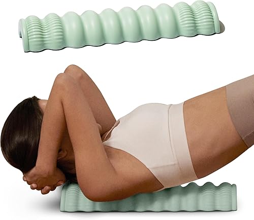 Miniatura 7 de Wave Pillow II - Herramienta de masaje para estiramiento de columna vertebral, corrector de alineación de columna vertebral para aliviar el dolor de