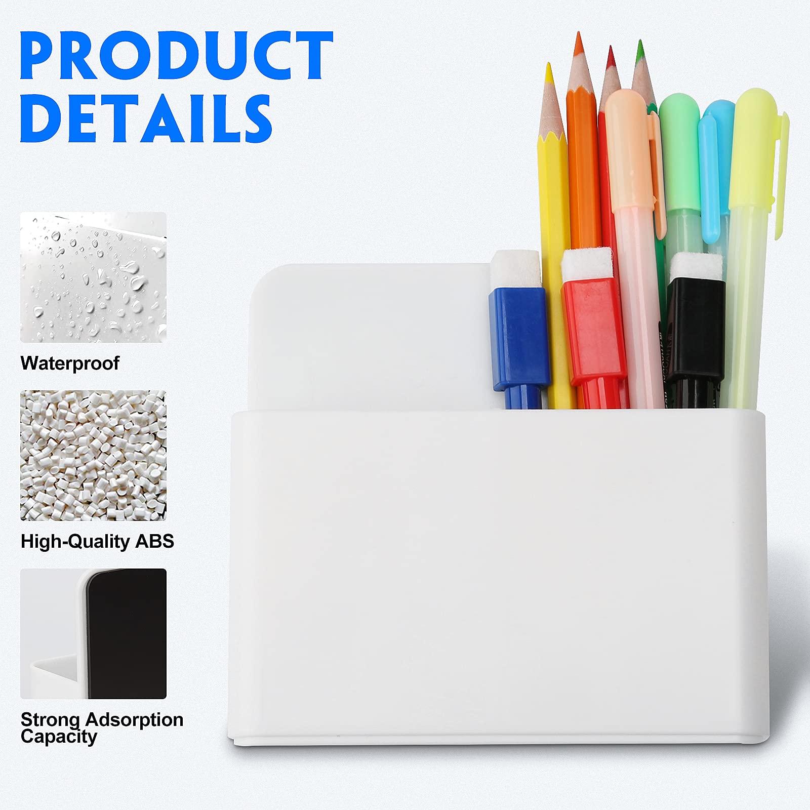 Sinofort 2 Pcs Magnetic Marker Holder, Dry Erase Marker Holder - Image 3