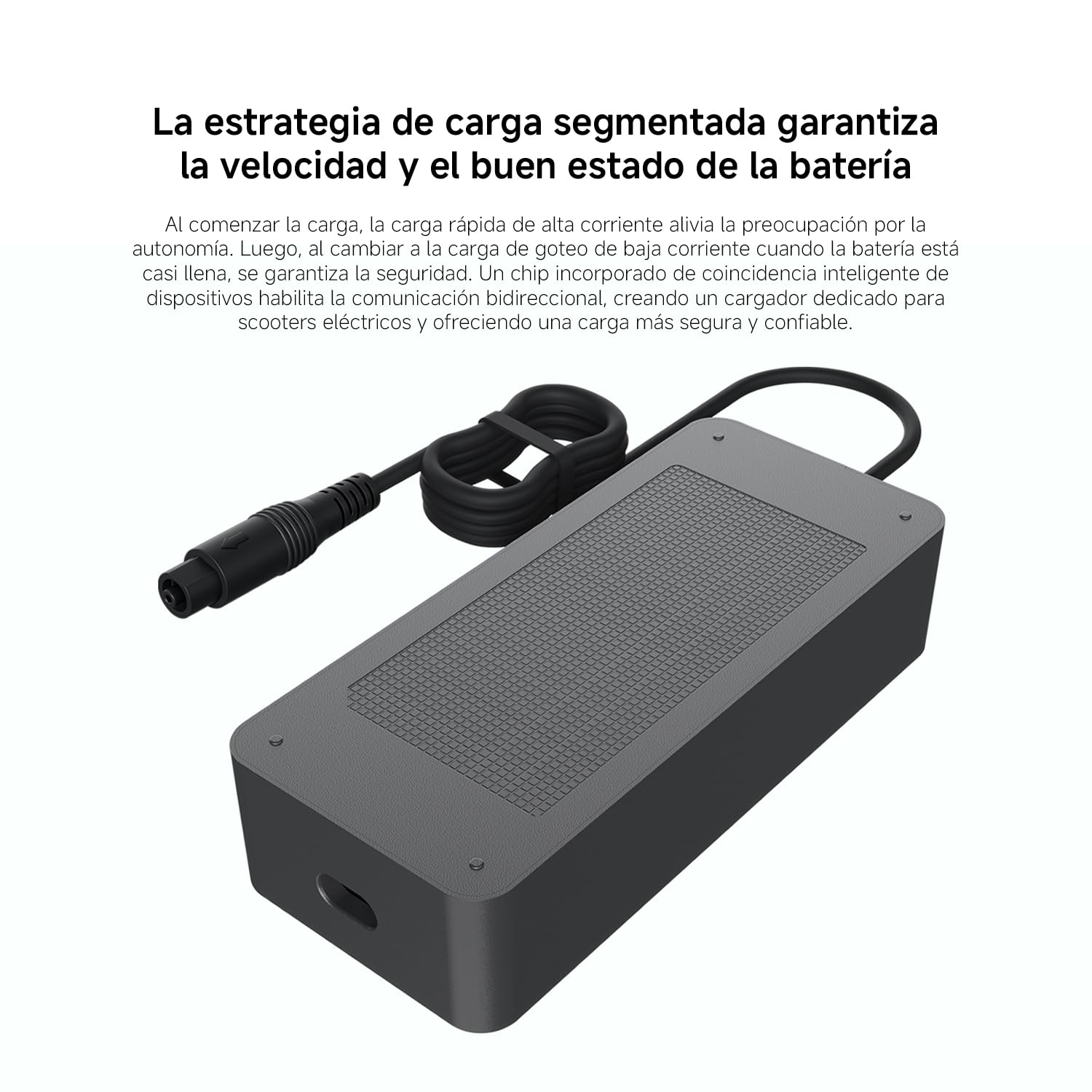 Xiaomi Electric Scooter Fast Charger 2,Adaptador 268W Oficial para 6 Ultra y 6 MAX. Carga Completa 3–3,5h vs 9–10,5h con Cargador estándar, Fuente Inteligente y Segura.
