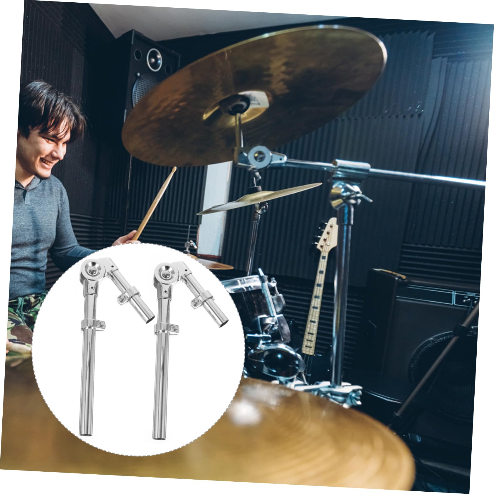 Toddmomy Soporte Para Batería Soporte Para Tom Para Instrumento De Percusión Para Batería Metálico Para Exhibición Escenarios De Actuación Para Instrumentos De Percusión