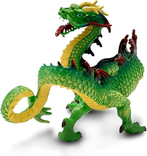 Miniatura 2 de Safari Ltd. Figura de dragón chino  Figura detallada de plástico de 6 pulgadas  Divertido juguete educativo de fantasía para niños, niñas y niños a