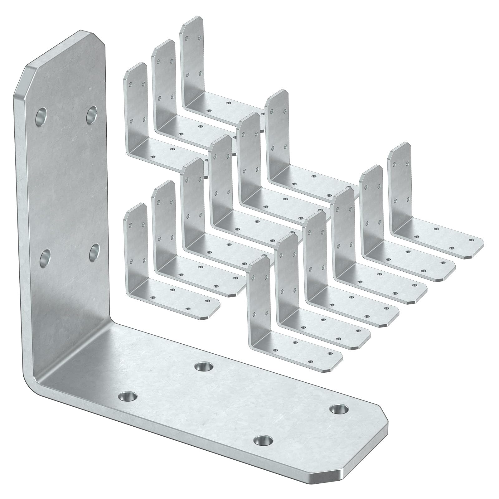 Équerre d'angle pour lit de jardin et étagère flottante : Aménagez votre extérieur
